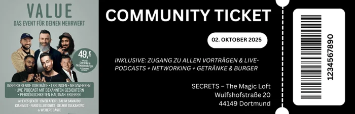 Community ticket